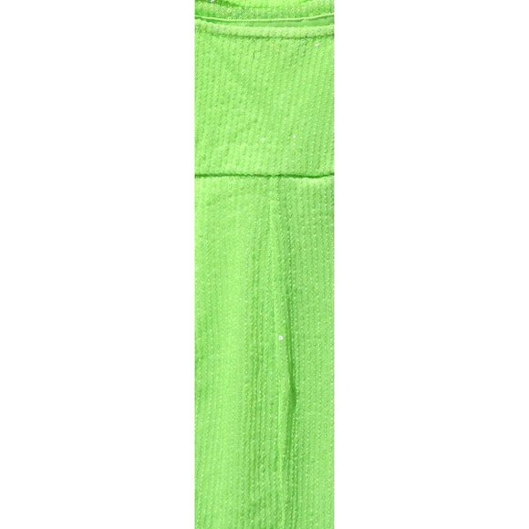 Wild Fable Lime Green Sequin Accent Ruched Side Bodycon Mini Dress - Picture 8 of 11